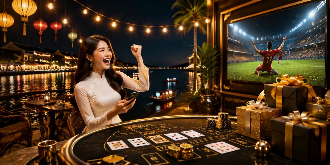 Trải nghiệm Baccarat phong cách Hội An với áo dài truyền thống tại 13400